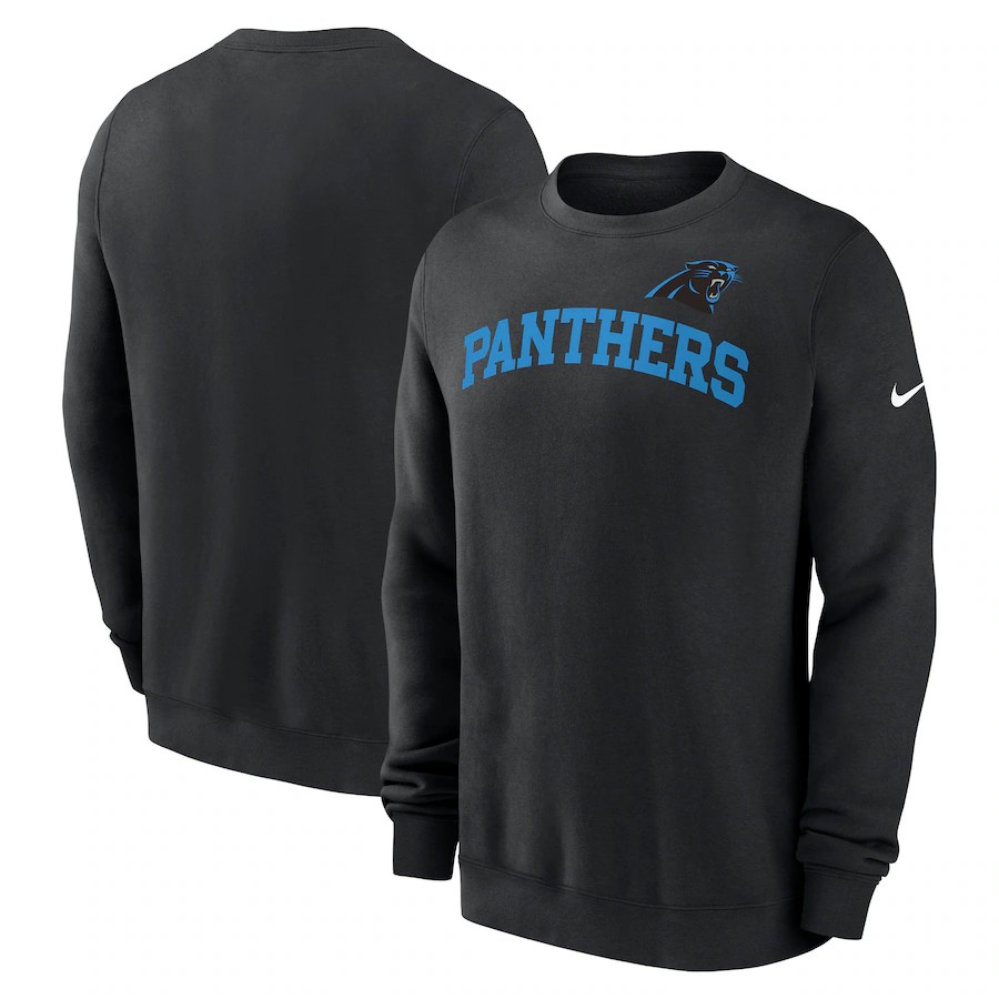 Men Carolina Panthers black style #23 NFL 2024 hoodie